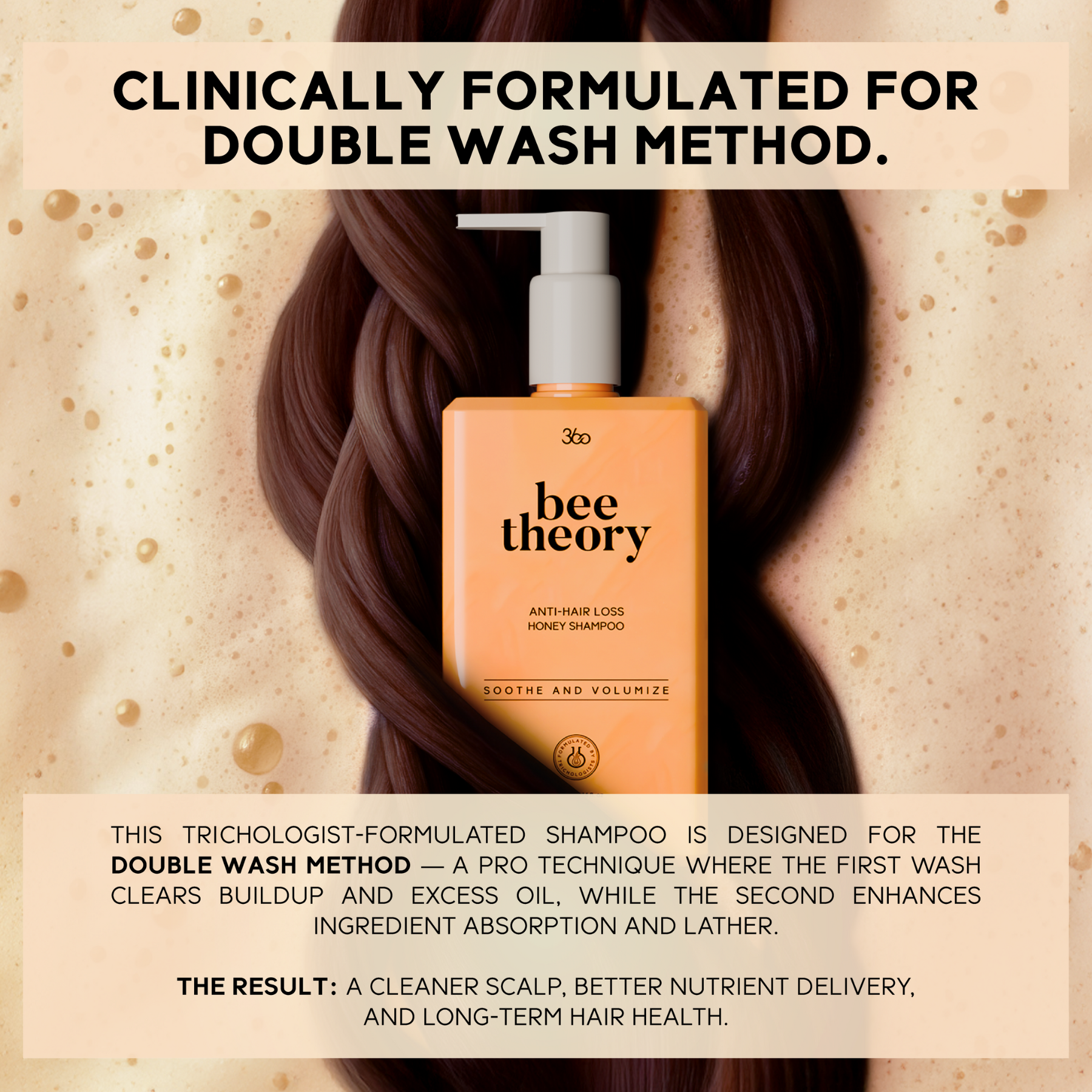 Bee Theory Anti-Hair Loss Honey Shampoo