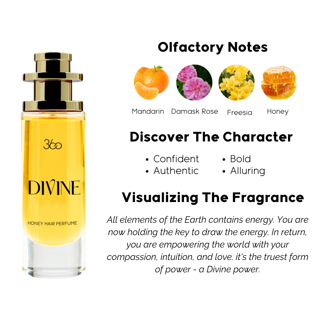 Elegant Pair Honey Hair Perfume