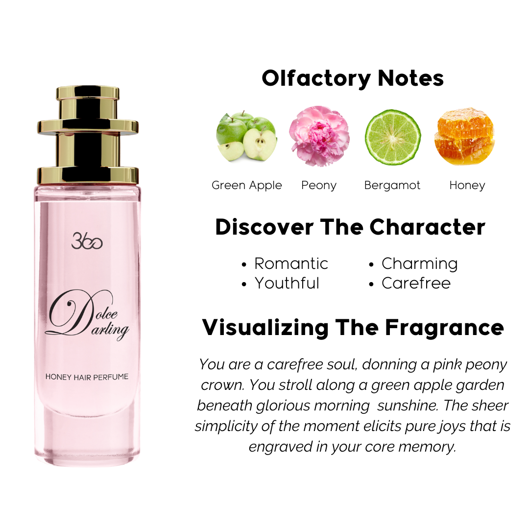 Elegant Pair Honey Hair Perfume